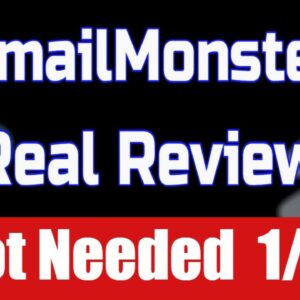 EmailMonster Review 🔥 Not Needed 1/10 🔥 Email Monster Real Honest Review