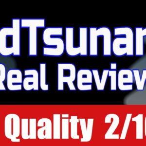 VidTsunami Review - ðŸ”¥ Low Quality 2/10 ðŸ”¥ VidTsunami  by Yogesh Agarwal Real Honest Review ðŸ”¥