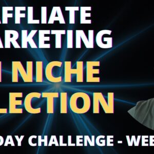 180 Challenge Week 1 - Selecting an Affiliate Marketing Niche using ChatGPT
